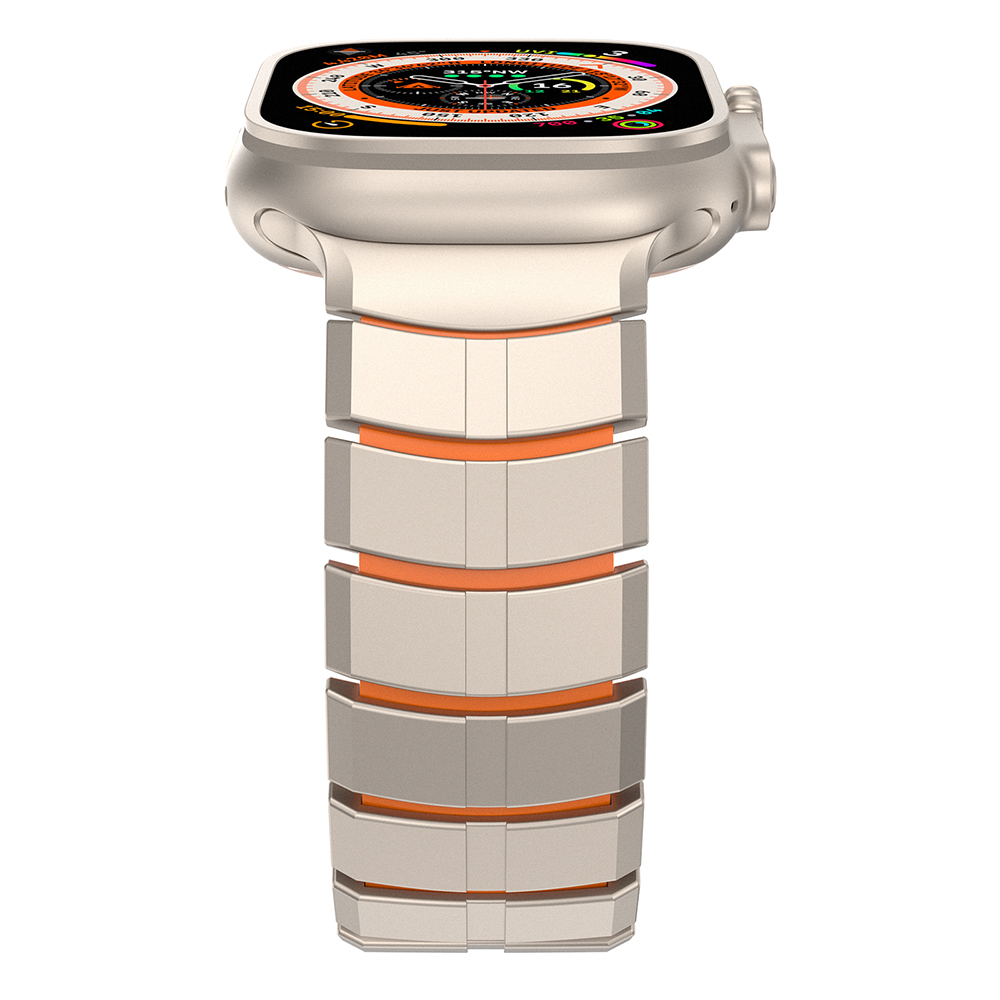 Apple Watch Ultra 49mm Uyumlu Mohseven iWatch Titancore No.1 Metal Kordon - 1