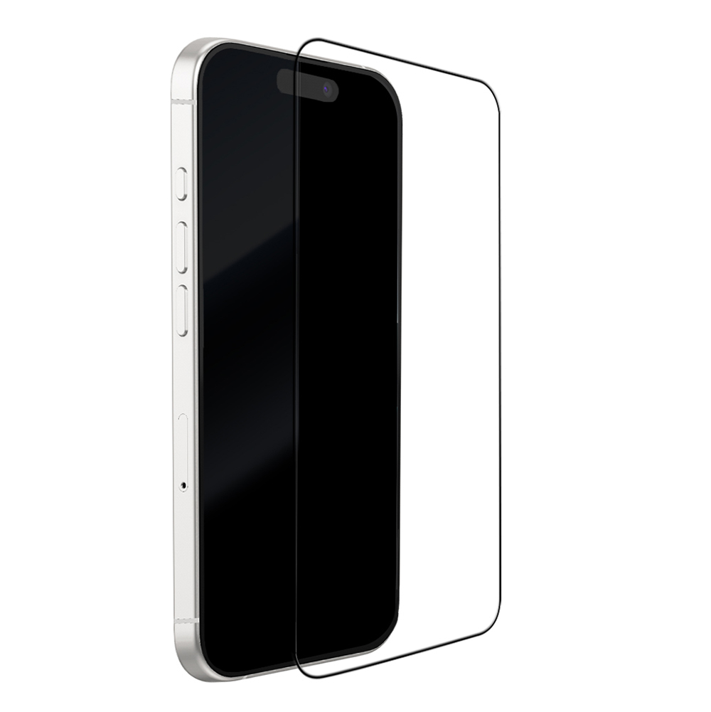 Apple iPhone 16 Pro Uyumlu Mohseven M7 HD Sapphire Coating Temperli Cam Ekran Koruyucu + Kolay Uygulama Aparatı - 1