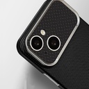 Apple iPhone 13 Uyumlu Kılıf M-Safe Şarj Özellikli Zore Paris Zerre Sert PC Kapak - 1