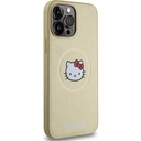 Apple iPhone 15 Pro Max Uyumlu Kılıf Hello Kitty Orjinal Lisanslı Magsafe Şarj Özellikli Kitty Head Deri Kapak