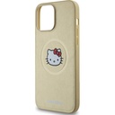 Apple iPhone 15 Pro Max Uyumlu Kılıf Hello Kitty Orjinal Lisanslı Magsafe Şarj Özellikli Kitty Head Deri Kapak