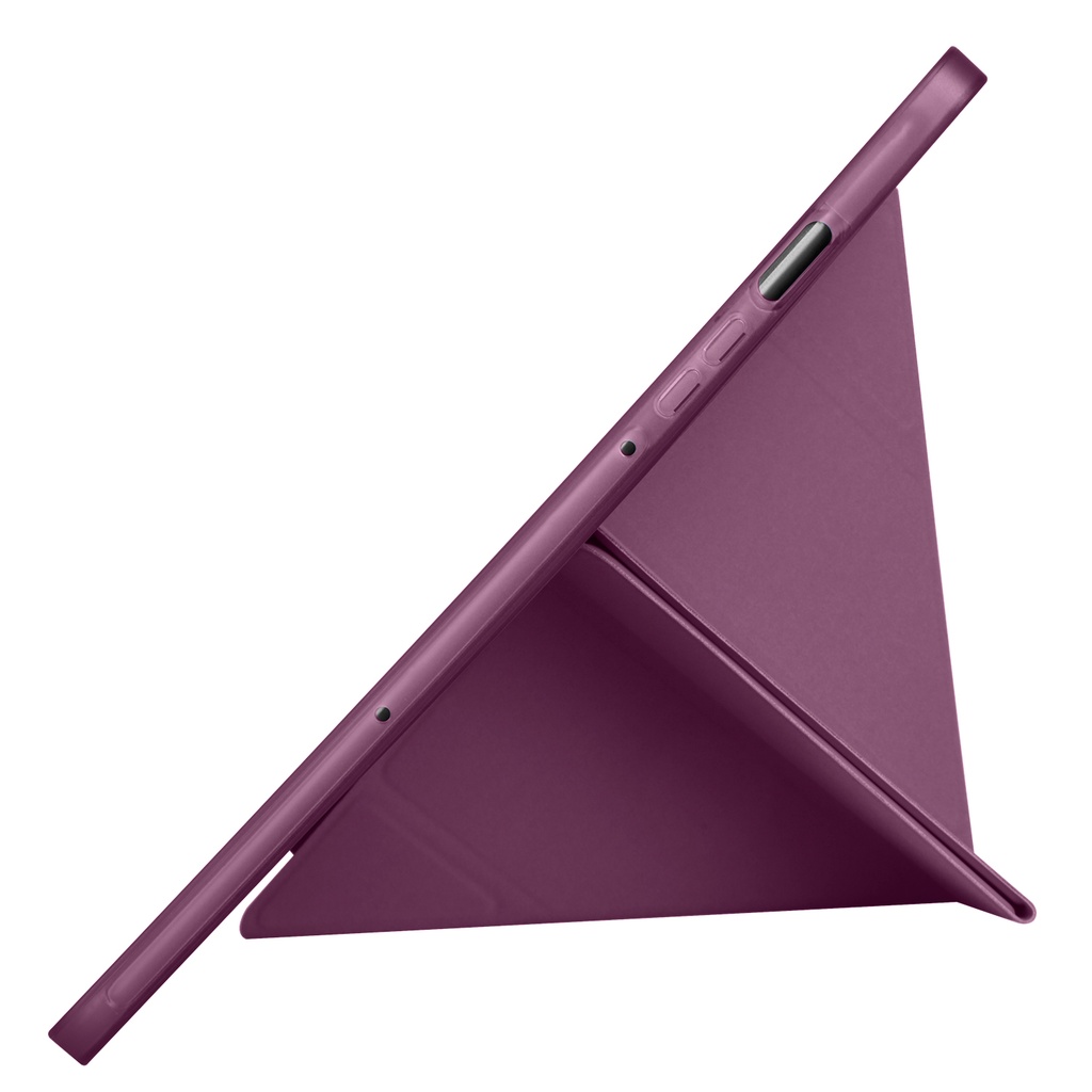Samsung Galaxy Tab S10 FE Uyumlu Kılıf Zore Tri Folding Kalem Bölmeli Standlı Kılıf - 1