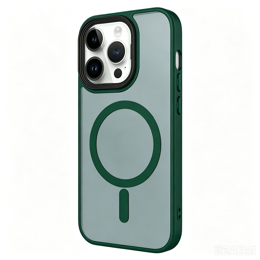 Apple iPhone 13 Pro Max Uyumlu Kılıf Mat Arka Yüzey Wireless Şarj Özellikli Zore Flet M-safe Kapak - 1