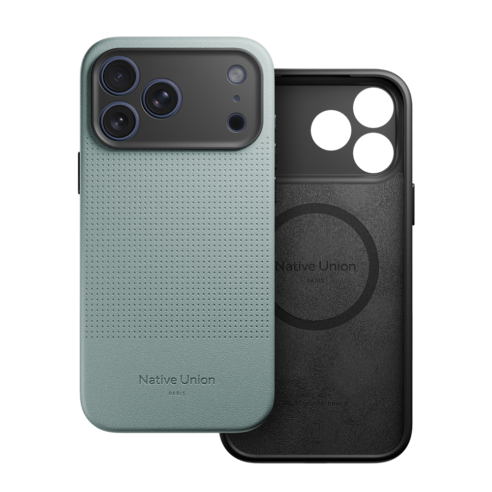 Apple iPhone 17 Pro Max Uyumlu Kılıf M-safe Şarj Özellikli Deri Dokulu Native Union 2025 Active Serisi Kapak - 2