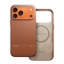 Apple iPhone 17 Pro Max Uyumlu Kılıf M-safe Şarj Özellikli Deri Dokulu Native Union RE Classic Serisi Kapak - 3