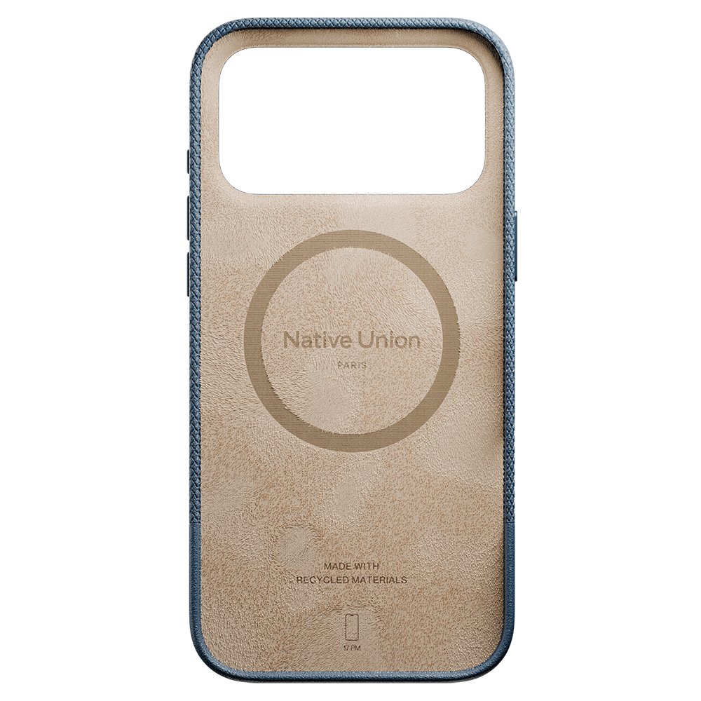 Apple iPhone 17 Pro Max Uyumlu Kılıf M-safe Şarj Özellikli Deri Dokulu Native Union RE Classic Serisi Kapak - 1