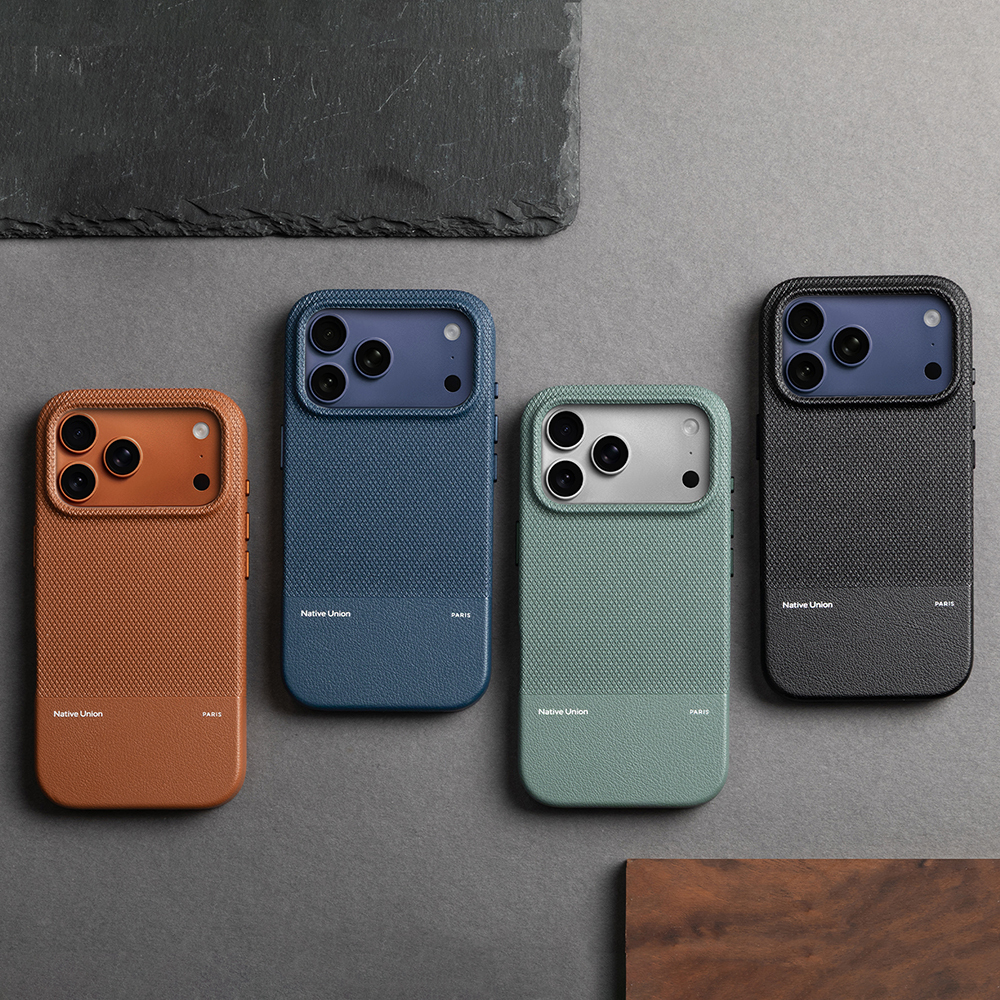 Apple iPhone 17 Pro Max Uyumlu Kılıf M-safe Şarj Özellikli Deri Dokulu Native Union RE Classic Serisi Kapak - 6
