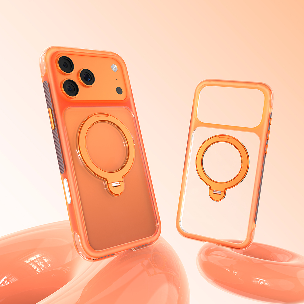 Apple iPhone 17 Pro Uyumlu Kılıf M-safe Şarj Özellikli Standlı Airbag Tasarımlı Mutural Air Shield Serisi Kapak - 1
