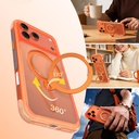 Apple iPhone 17 Pro Uyumlu Kılıf M-safe Şarj Özellikli Standlı Airbag Tasarımlı Mutural Air Shield Serisi Kapak - 6