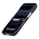 Apple iPhone 17 Pro Max Uyumlu Kılıf M-safe Şarj Özellikli Aramid Fiber Pitaka Sakura Hours Serisi Kapak - 2