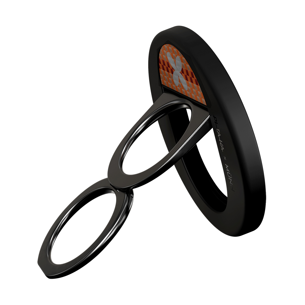 Pitaka Aramid Fiber Flora in Grid Serisi MagEZ Grip 3 Magnetik Ring Stand Telefon Tutucu - 1