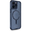 Apple iPhone 15 Pro Max Uyumlu Kılıf SkinArma Şeffaf Magsafe Şarj Özellikli Kado Kartlıklı Saido Kapak