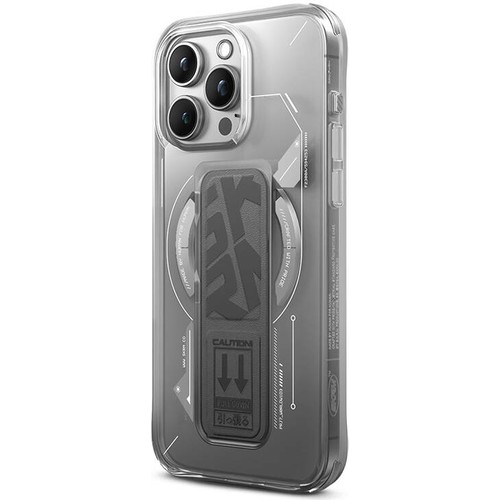 Apple iPhone 15 Pro Max Uyumlu Kılıf Skinarma Magsafe Şarj Özellikli Teknoloji Desenli Standlı Helio Kapak
