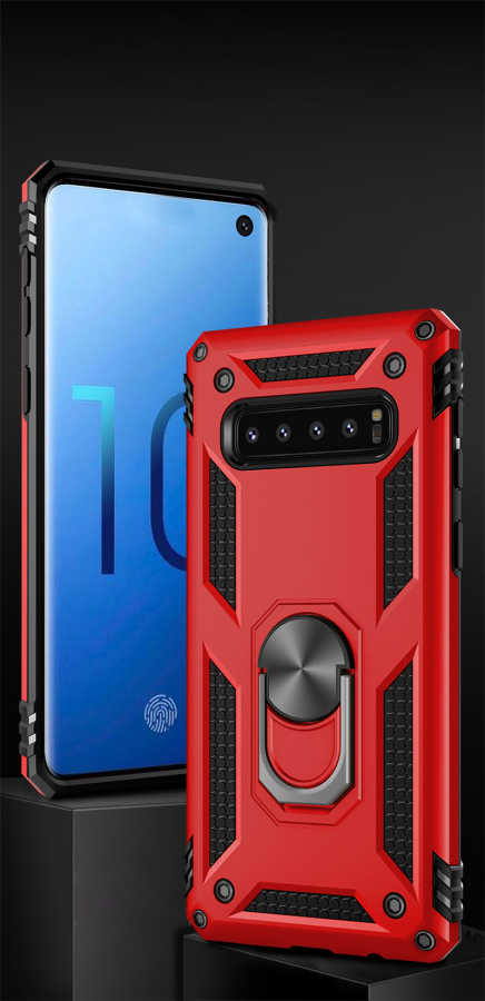 Samsung Galaxy S10 Uyumlu Kılıf Zore Vega Kapak - 1