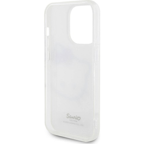 Apple iPhone 15 Pro Uyumlu Kılıf Hello Kitty Orjinal Lisanslı Yazı ve İkonik Logolu Kitty Head Kapak