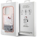 Apple iPhone 15 Pro Uyumlu Kılıf Hello Kitty Orjinal Lisanslı İkonik Sıvılı Glitter Kapak