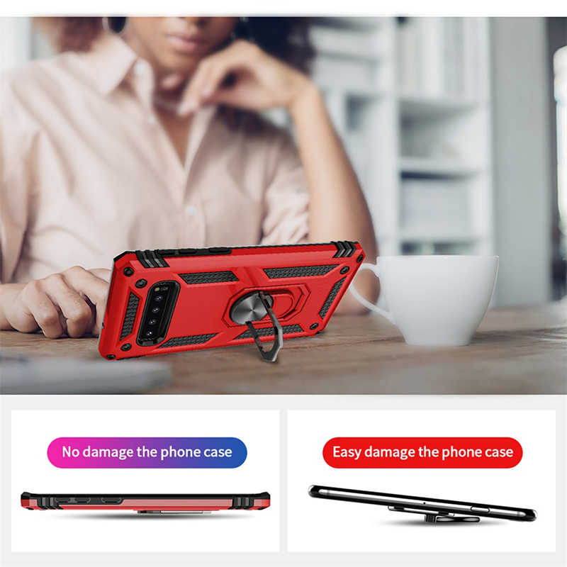 Samsung Galaxy S10 Uyumlu Kılıf Zore Vega Kapak - 8