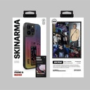 Apple iPhone 15 Pro Uyumlu Kılıf SkinArma Holografik Tasarımlı Standlı Deri Görünümlü Kira Kobai Kapak