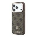 Apple iPhone 17 Pro Uyumlu Kılıf Guess Orjinal Lisanslı M-safe Şarj Özellikli Small 4G Classic Logolu Kapak - 1