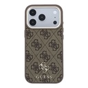 Apple iPhone 17 Pro Uyumlu Kılıf Guess Orjinal Lisanslı M-safe Şarj Özellikli Small 4G Classic Logolu Kapak - 2