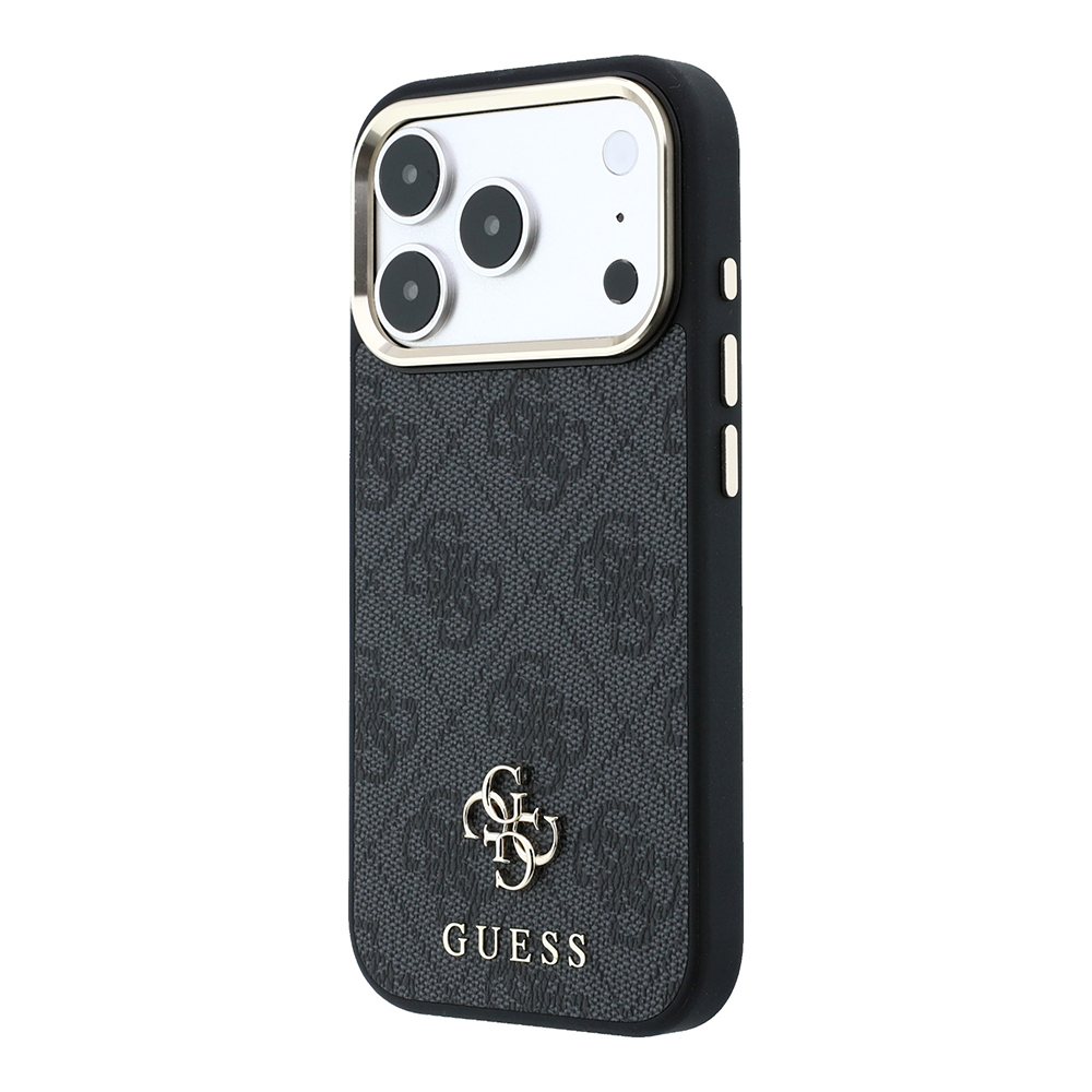 Apple iPhone 17 Pro Uyumlu Kılıf Guess Orjinal Lisanslı M-safe Şarj Özellikli Small 4G Classic Logolu Kapak - 1