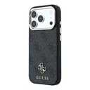 Apple iPhone 17 Pro Uyumlu Kılıf Guess Orjinal Lisanslı M-safe Şarj Özellikli Small 4G Classic Logolu Kapak - 1