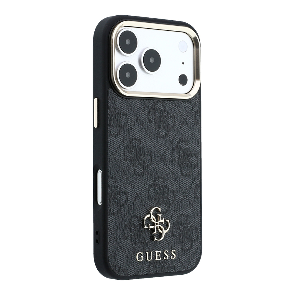Apple iPhone 17 Pro Uyumlu Kılıf Guess Orjinal Lisanslı M-safe Şarj Özellikli Small 4G Classic Logolu Kapak - 3