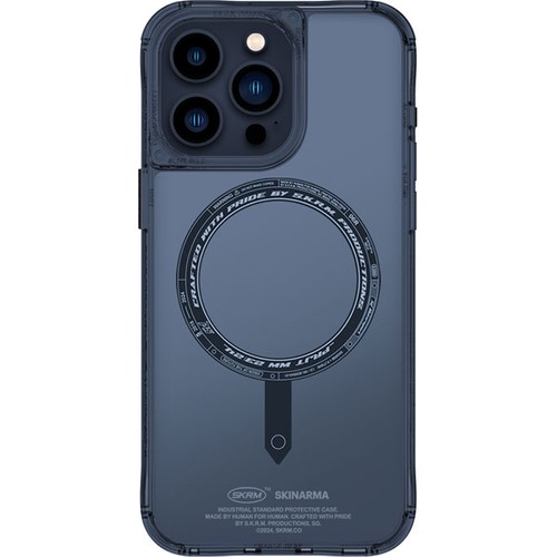 Apple iPhone 15 Pro Uyumlu Kılıf SkinArma Şeffaf Airbag Tasarımlı Magsafe Şarj Özellikli Saido Kapak