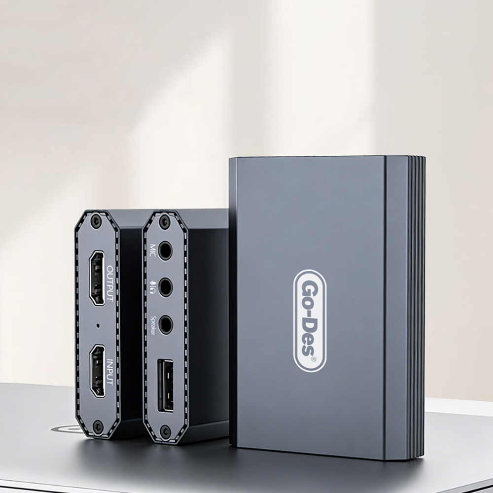Go Des GD-6908 HDTV Ses ve Video Adaptörü USB-A/Hdmi/3.5mm/4K Ultra HD 60hz - 3