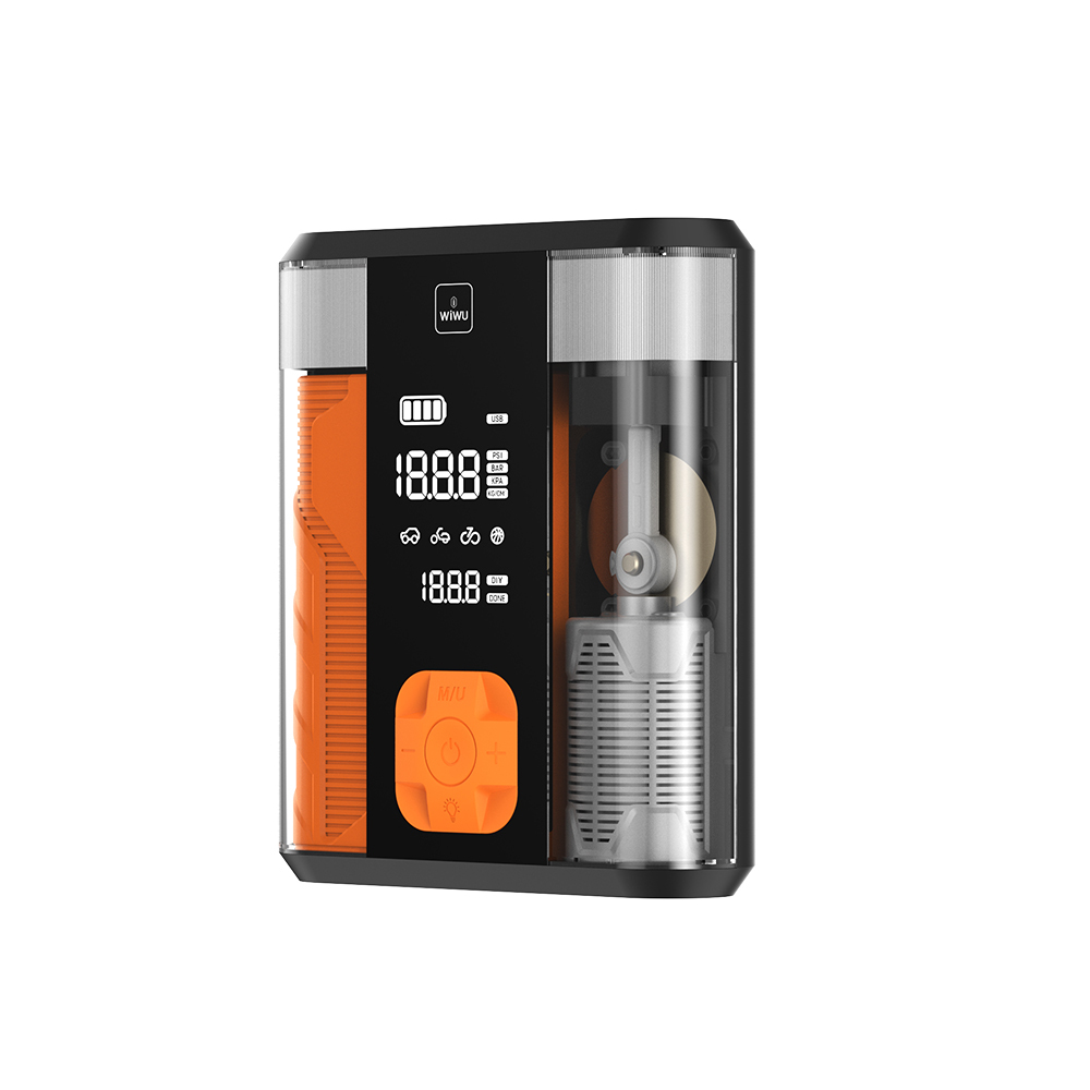 Wiwu CG201 4in1 Dijital LED Göstergeli Araç Akü Acil Durum Takviye Güç Kaynağı Powerbank 40W 8800mAh - 1