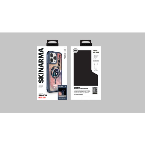 Apple iPhone 15 Pro Uyumlu SkinArma Magsafe Şarj Özellikli Sticker Yapıştırmalı Drift Kapak