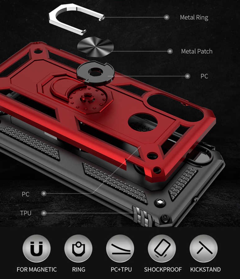 Huawei P30 Lite Uyumlu Kılıf Zore Vega Kapak - 3