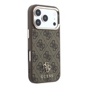 Apple iPhone 17 Pro Max Uyumlu Kılıf Guess Orjinal Lisanslı M-safe Şarj Özellikli Small 4G Classic Logolu Kapak - 3
