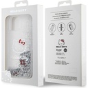 Apple iPhone 15 Uyumlu Kılıf Hello Kitty Orjinal Lisanslı İkonik Sıvılı Glitter Kapak