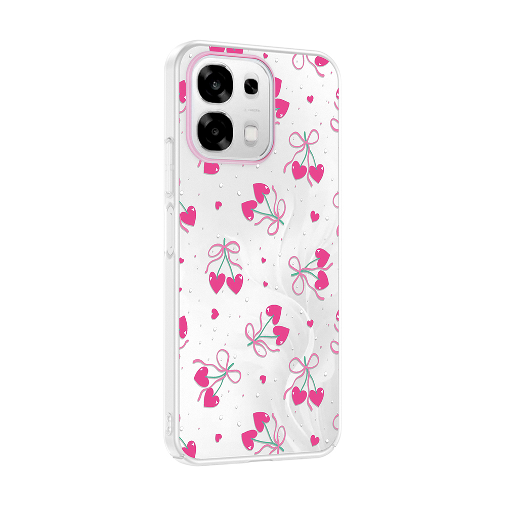 Oppo A6 Pro Uyumlu Kılıf Kamera Korumalı Desenli Zore Klip Kapak - 1