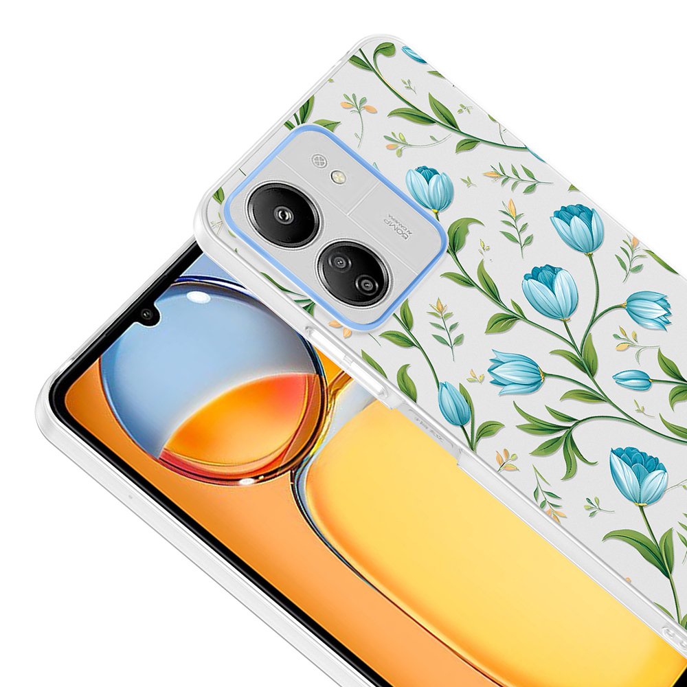 Xiaomi Redmi 13C Uyumlu Kılıf Kamera Korumalı Desenli Zore Klip Kapak - 1