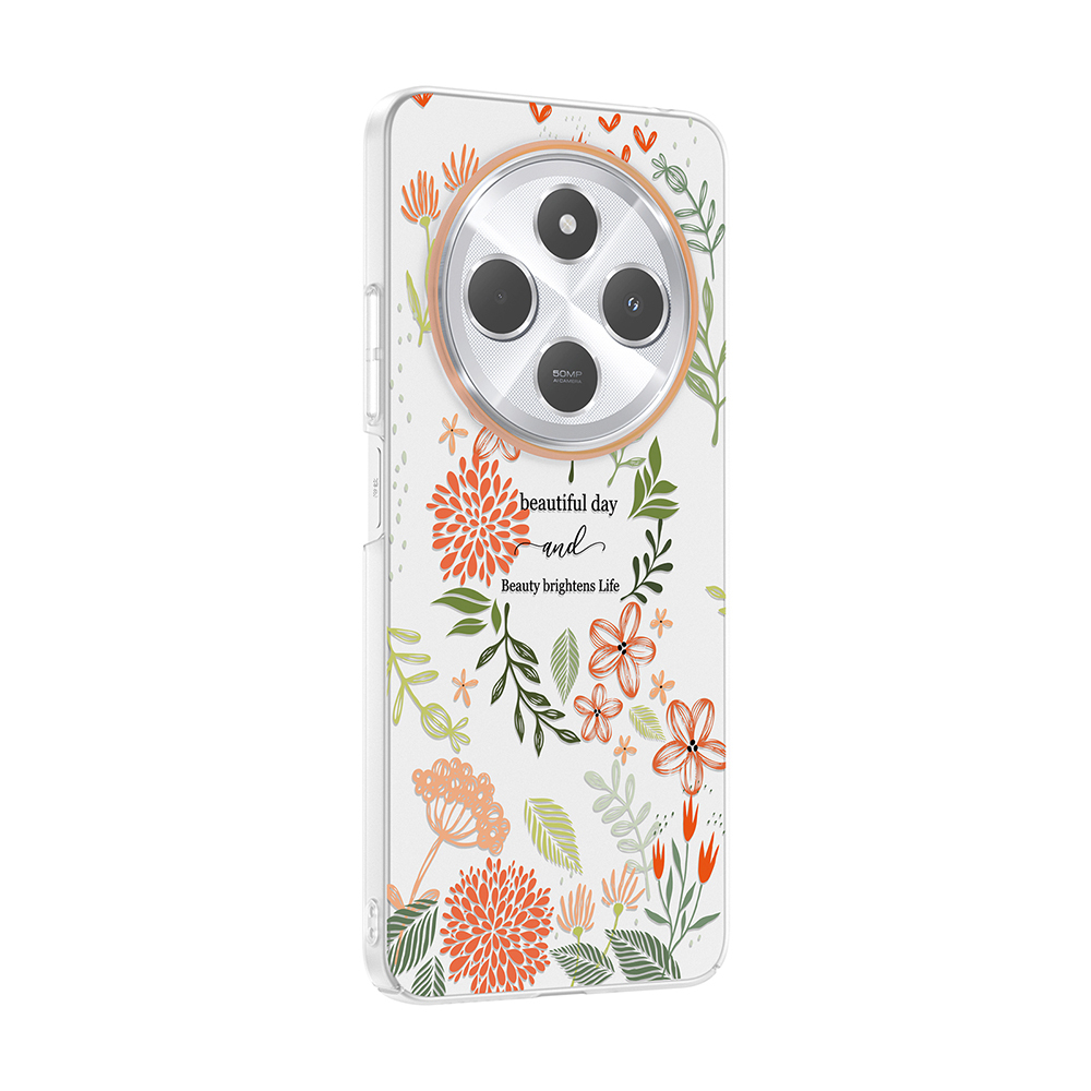 Xiaomi Redmi 14C 4G Uyumlu Kılıf Kamera Korumalı Desenli Zore Klip Kapak - 1