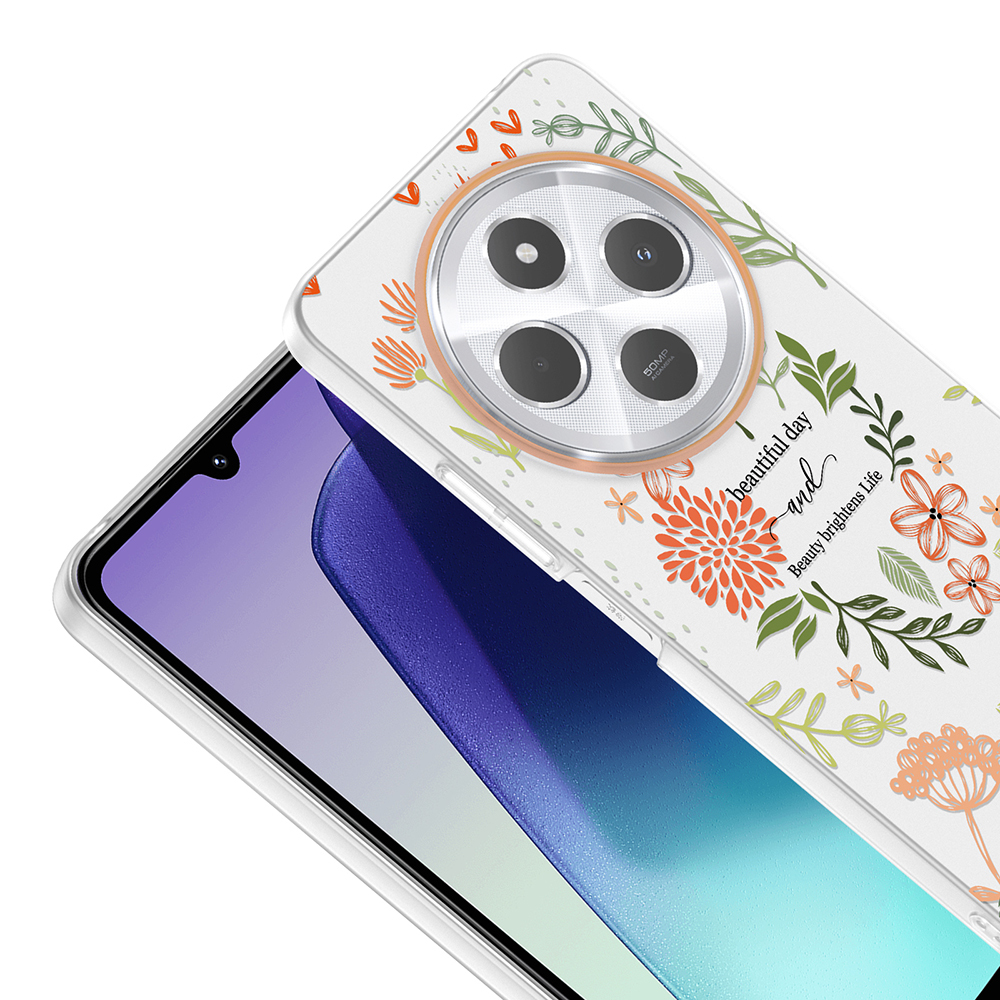 Xiaomi Redmi 14C 4G Uyumlu Kılıf Kamera Korumalı Desenli Zore Klip Kapak - 2