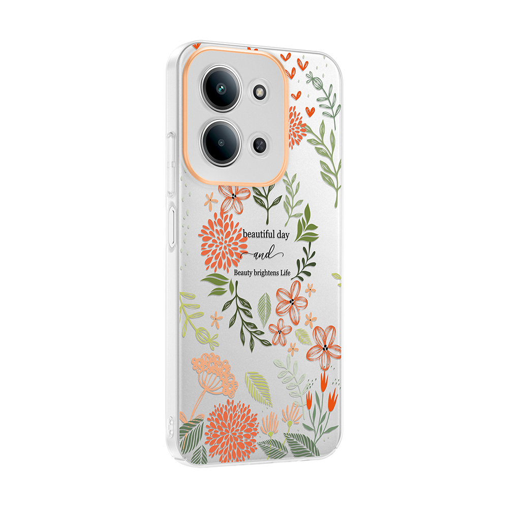 Xiaomi Redmi 15C Uyumlu Kılıf Kamera Korumalı Desenli Zore Klip Kapak - 1