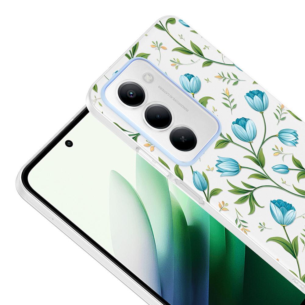 Xiaomi Redmi 15 Uyumlu Kılıf Kamera Korumalı Desenli Zore Klip Kapak - 2