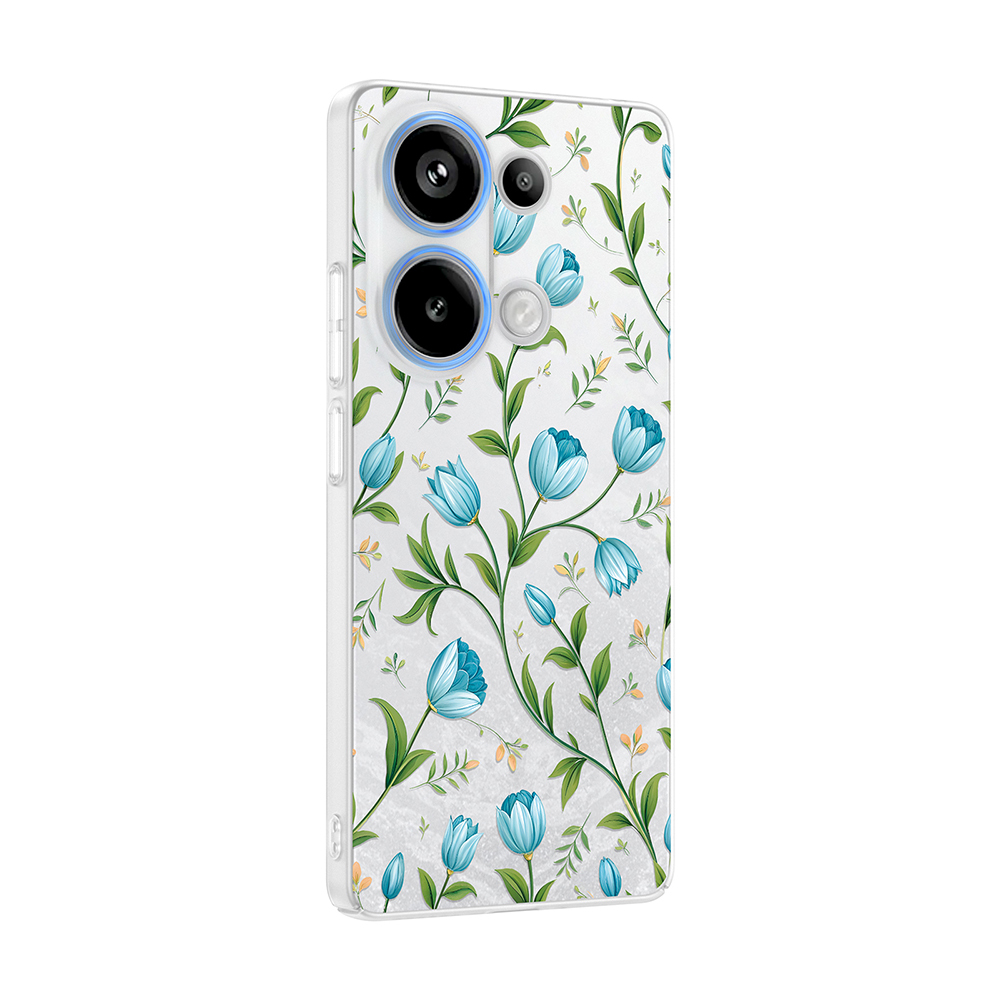 Xiaomi Redmi Note 13 Pro 4G Uyumlu Kılıf Kamera Korumalı Desenli Zore Klip Kapak - 1