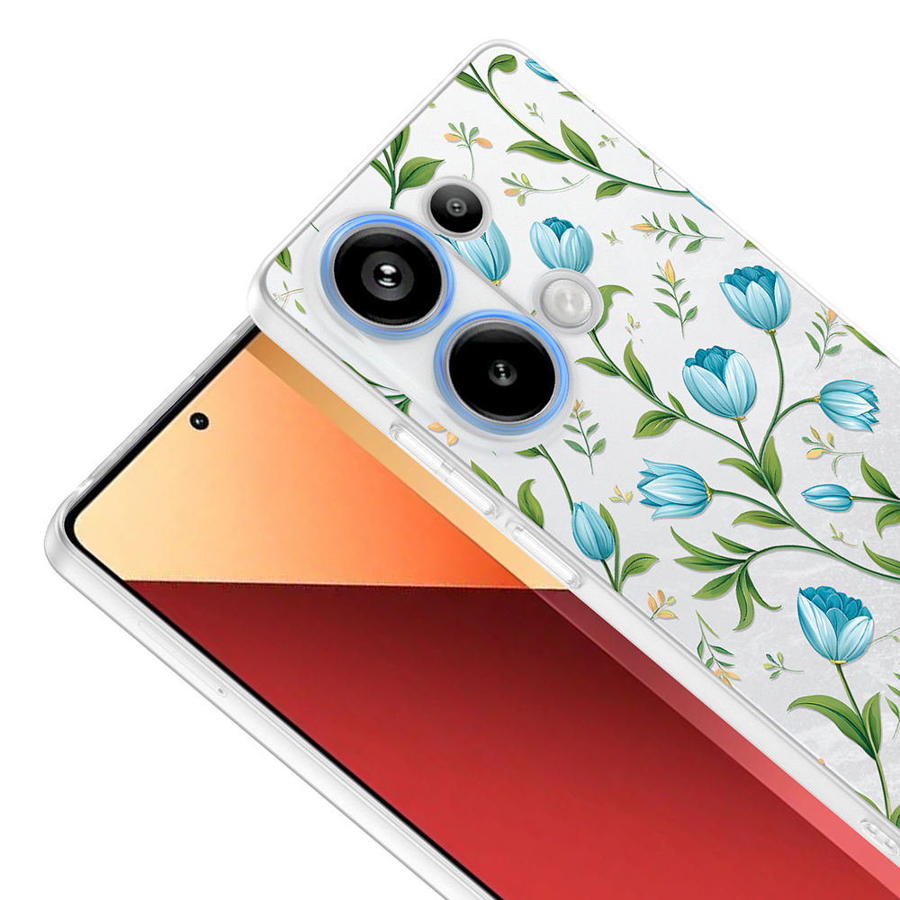 Xiaomi Redmi Note 13 Pro 4G Uyumlu Kılıf Kamera Korumalı Desenli Zore Klip Kapak - 2