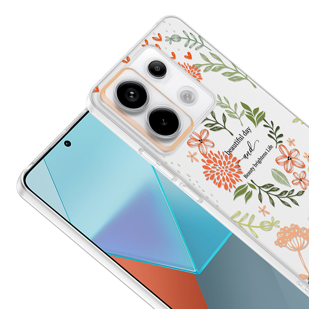 Xiaomi Redmi Note 13 Pro 5G Uyumlu Kılıf Kamera Korumalı Desenli Zore Klip Kapak - 2