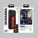 Apple iPhone 15 Uyumlu Kılıf SkinArma Standlı Deri Görünümlü Slate Kapak