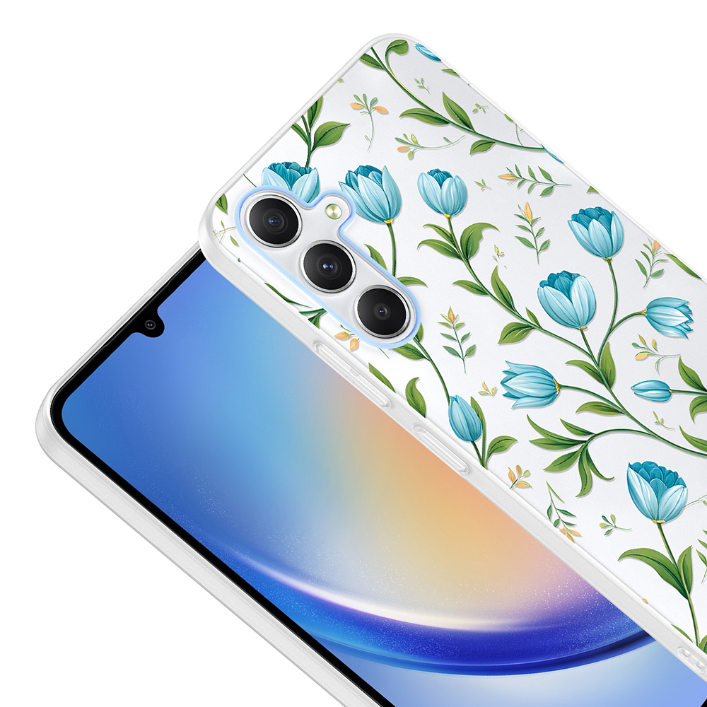 Samsung Galaxy A35 Uyumlu Kılıf Kamera Korumalı Desenli Zore Klip Kapak - 2