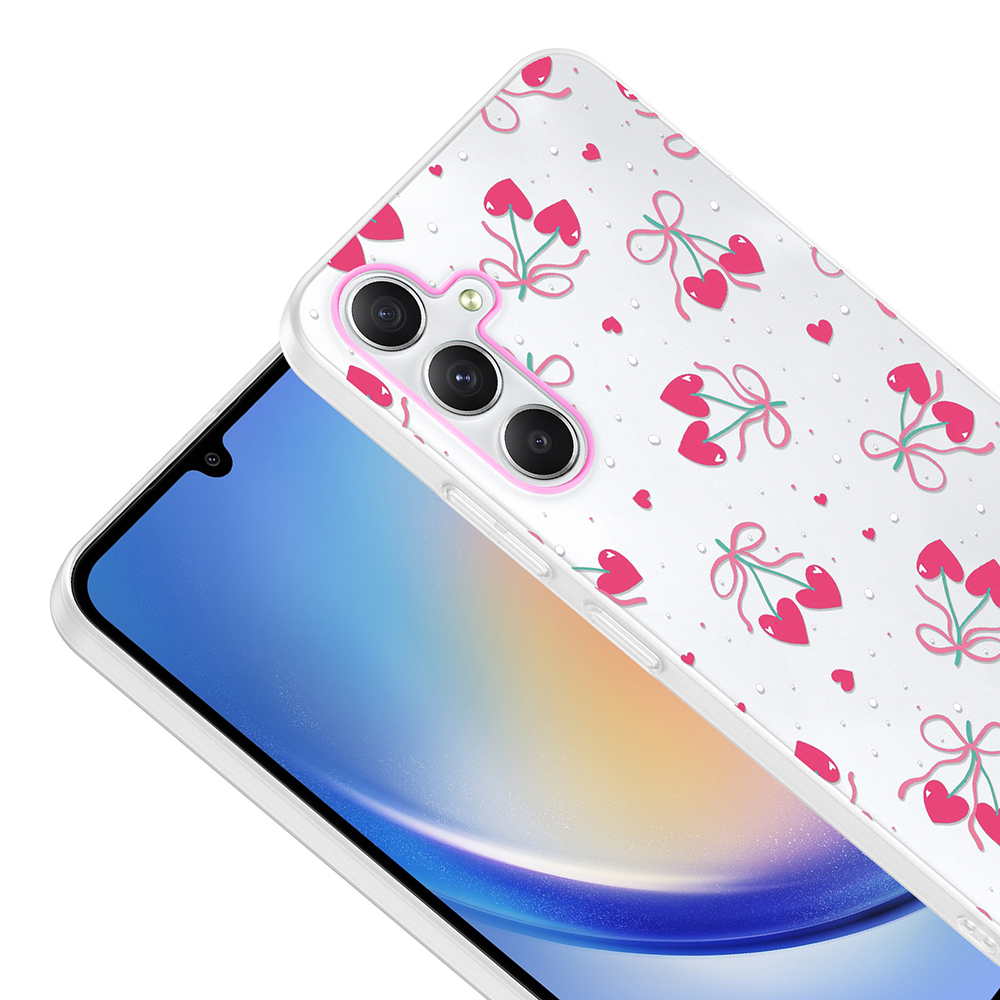 Samsung Galaxy A55 Uyumlu Kılıf Kamera Korumalı Desenli Zore Klip Kapak - 2