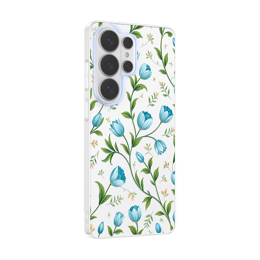 Samsung Galaxy S25 Ultra Uyumlu Kılıf Kamera Korumalı Desenli Zore Klip Kapak - 1