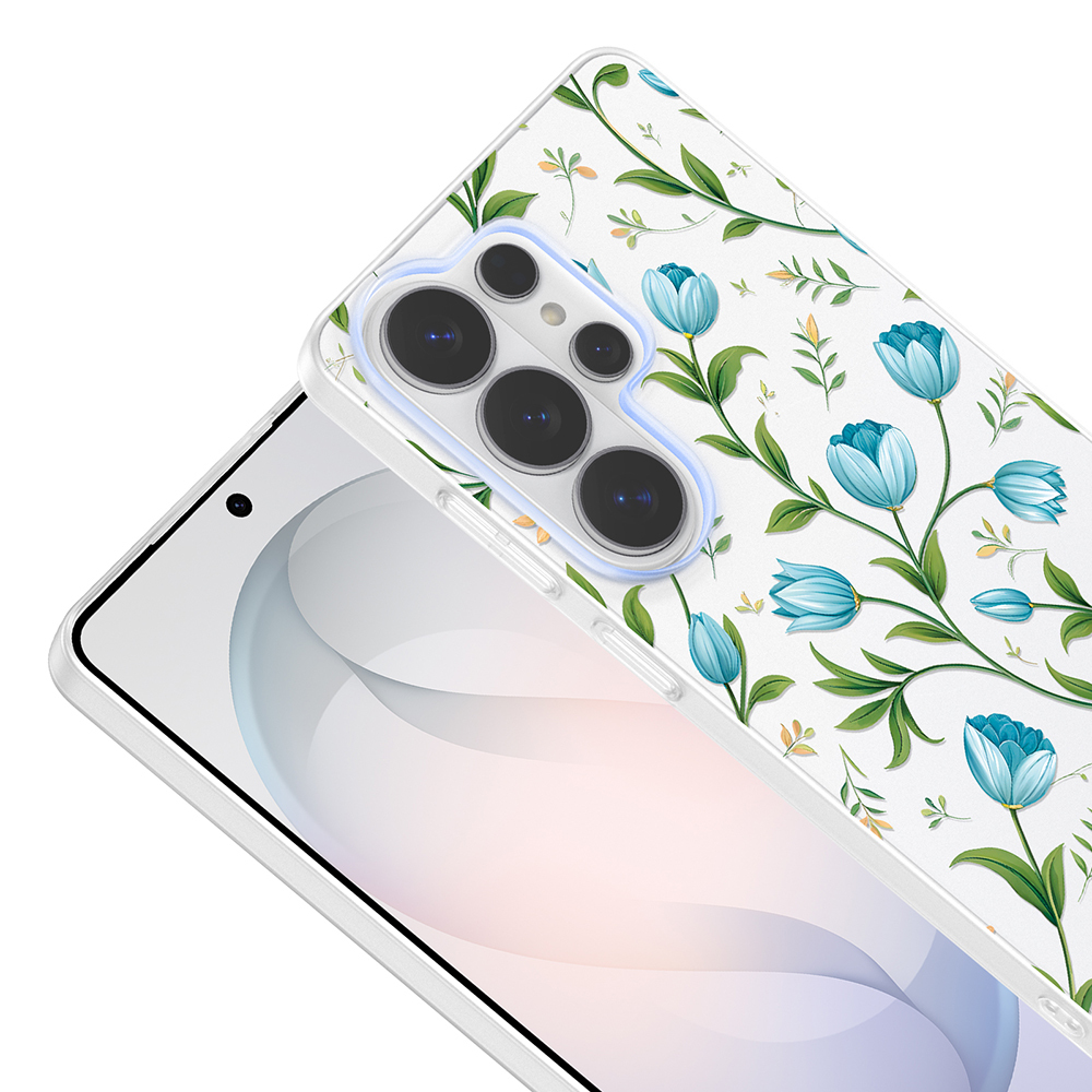 Samsung Galaxy S25 Ultra Uyumlu Kılıf Kamera Korumalı Desenli Zore Klip Kapak - 2