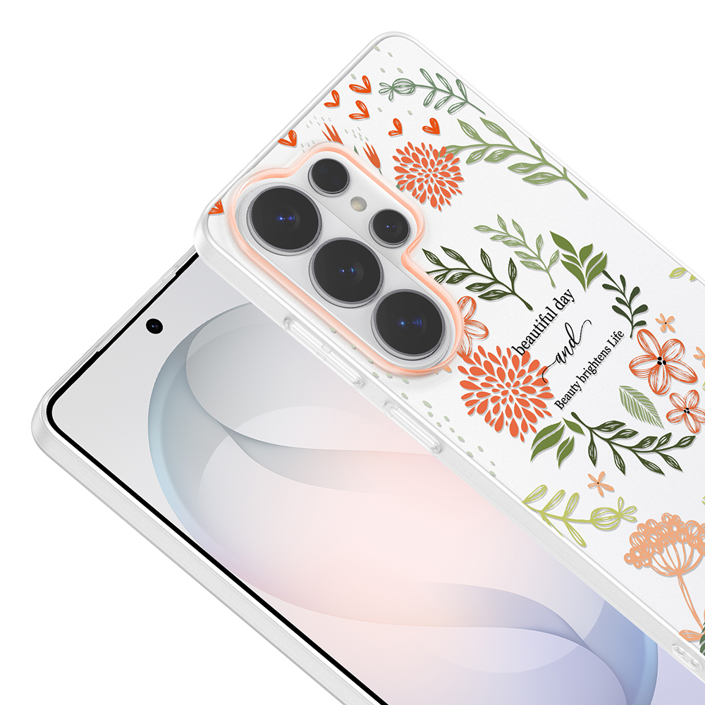 Samsung Galaxy S26 Ultra Uyumlu Kılıf Kamera Korumalı Desenli Zore Klip Kapak - 2