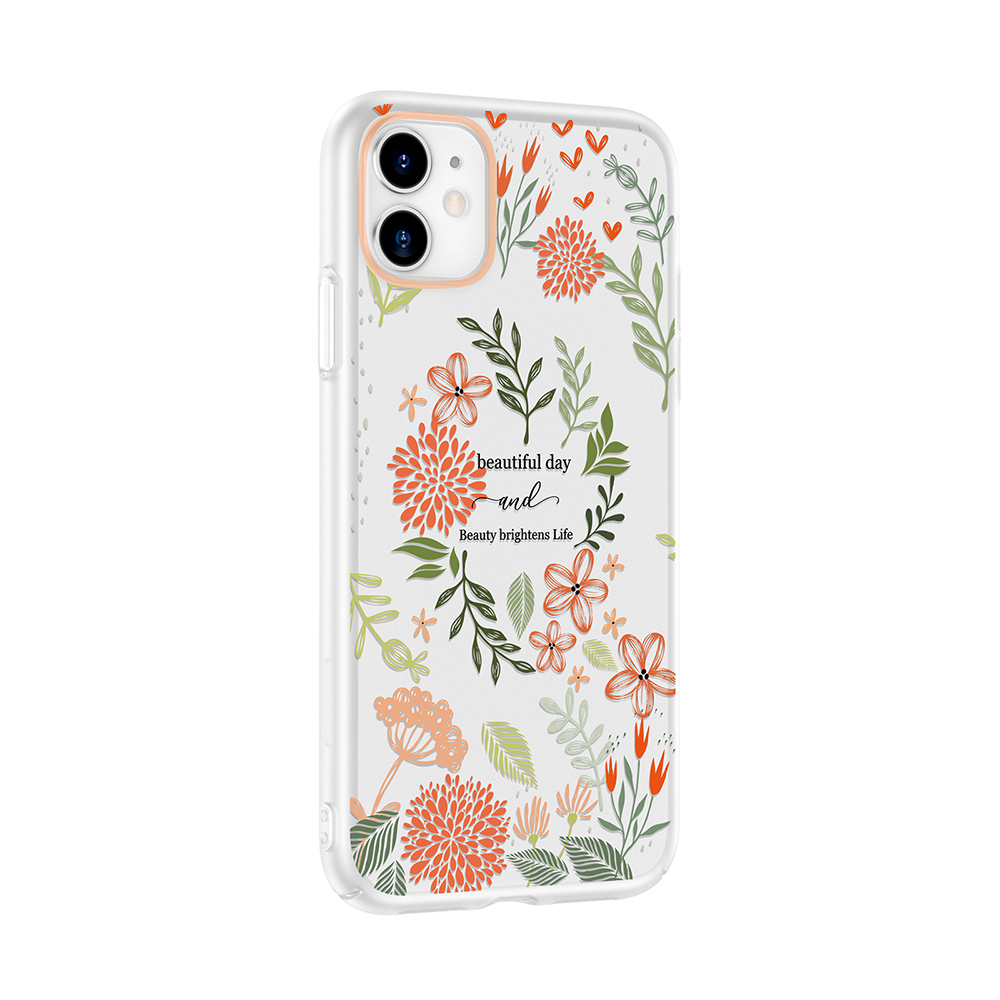 Apple iPhone 11 Uyumlu Kılıf Kamera Korumalı Desenli Zore Klip Kapak - 1